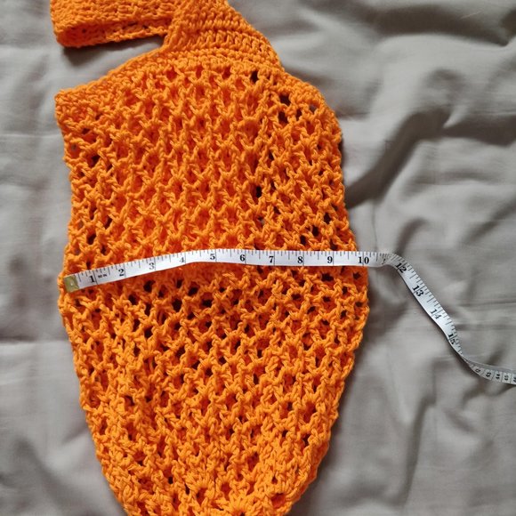 NWOT Handmade Crochet Wool Handbag /Purse - Picture 5 of 8